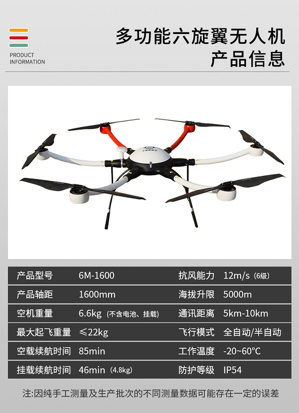 巡檢無人機 6M-1600型(圖2)