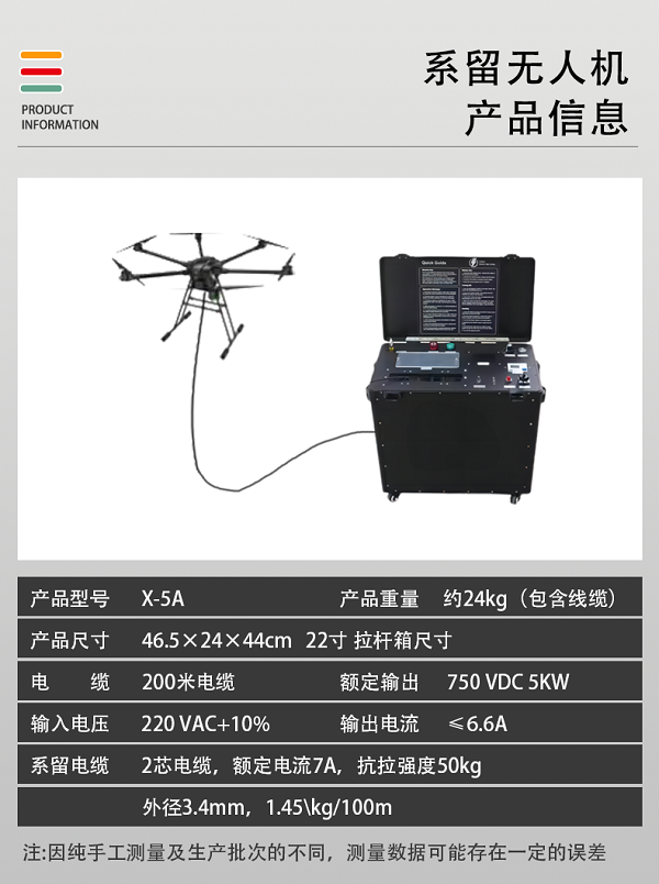 系留無(wú)人機(jī)X-5A型(圖2)